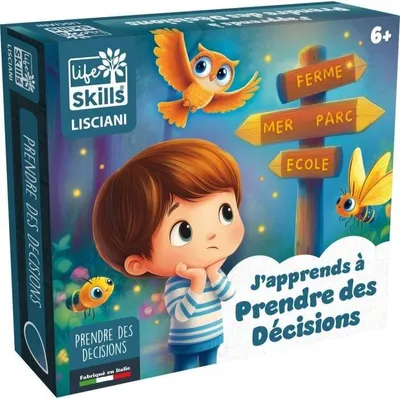 Zdjęcie produktu dla Gra Planszowa Podejmowanie Decyzji, Umiejętności Życiowe, Ilustrowana Plansza, Gra Edukacyjna, 4 Lata +