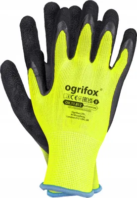 Produktbild von Ogrifox OX-LATEKSFOM Schutz-Arbeitshandschuhe mit Latexbeschichtung