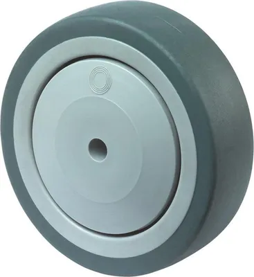 Immagine prodotto di Ruota di scorta D.100mm Trgf.100kg Gum.grey Axle-D.8mm Hubl.36,5mm BS ROLLEN