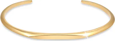 Produktbild von ELLI Damen Schmuck Offener Armreif aus 925er Sterling Silber zeitlos verstellbar