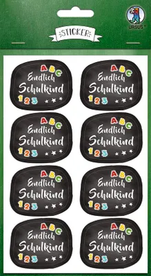 Produktbild von URSUS Sticker "SCHULBEGINN", sortiert, 74 Sticker, 4 Bogen