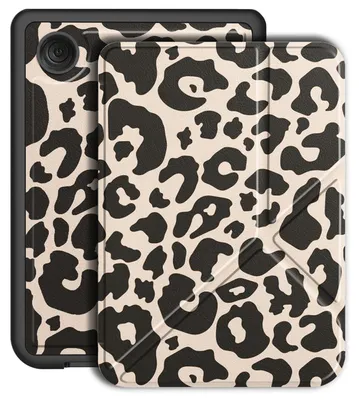 Productafbeelding van imoshion Design Vouwbare Bookcase voor de Kobo Clara Colour / BW - Leopard