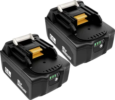 Immagine prodotto di 2-Pack 18V 6,0Ah batteria agli ioni di litio batteria di ricambio batterie strumento per Makita CW004GZ CW002GZ01 CW003GZ01 CW001GZ01 frigorifero DCM501Z DCM501ZAR