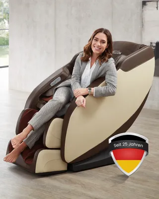 Produktbild von Massagesessel WELCON Prestige II Longlife Kunstleder braun / beige