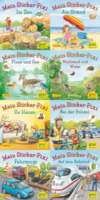 Produktbild von Pixi-Serie Nr. 234. Pixis neue Sticker-Bücher (8x8 Exemplare)