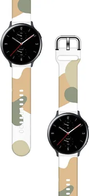 Produktbild von Samsung Galaxy Watch 42mm Silikonarmband - Muster 6, Kompatibel mit Smartwatches, Strap Moro Design