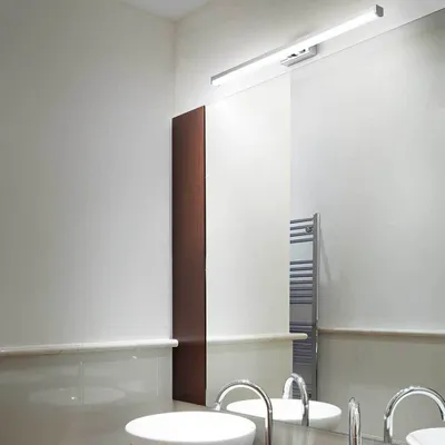 Produktbild von Fabas Luce LED Bad-Wand/Spiegelleuchte Nala 60x110mm 15W Warmweiß IP44 Schwarz