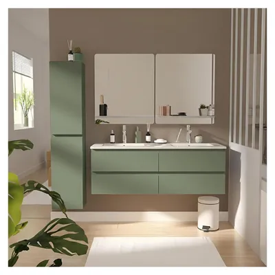Immagine prodotto di Mobile doppio + specchio + rubinetto + colonna SORRENTO