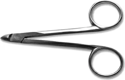 Produktbild von Medizinisches Instrument Ösen Hautklemme, 10 cm, sterilisierbar für Nagelbettbehandlung
