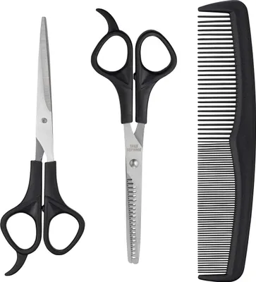 Produktbild von Melissa 16750006 - Haarschneidescheren-Set, schwarz