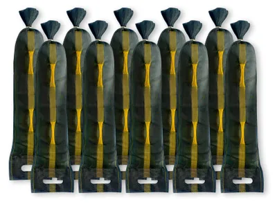 Produktbild von PREMIUM Sandsäcke 10 Stück für Hochwasserschutz - 25x100cm mit Tragegriffen und Tragelaschen