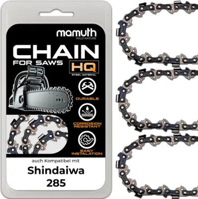 Zdjęcie produktu dla 3x Łańcuch pilarki 40cm 1,1mm 3,8" 57TG do Shindaiwa 285