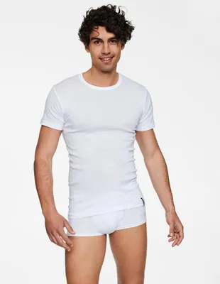 Produktbild von Hemd T-Shirt Henderson klassischer Schnitt weiß 100% Baumwolle M