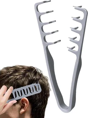 Productafbeelding van Haarkam - Volume Kam - Haar Stylen - Vergroot Wortelvolume - 22 cm - Zwart