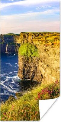Produktbild von MuchoWow® Poster Kalkstein von den Cliffs of Moher in Irland 60x120 cm - Wandschmuck