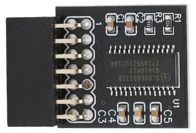 Image de Module de sécurité avec cryptage TPM 2.0, interface LPC 14 broches ; module de sécurité avec cryptage pour MSI, interface LPC 14 broches, TPM 2.0