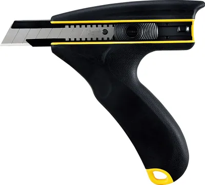 Produktbild von Tajima Strong-J Grip Fugencutter Set mit 10 Klingen (Cutter mit Ersatzklingen) 22 mm - DC690YB, Cuttermesser DC690 STRONG-J GRIP