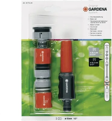Produktbild von Gardena 8175-20, Männlich/Weiblich, Schwarz, Grau, Orange