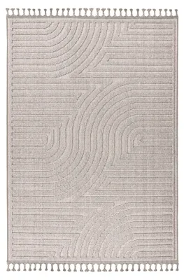 Produktbild von Teppich Reef 225 Silber 160x230 cm – Pflegeleicht & Strapazierfähig