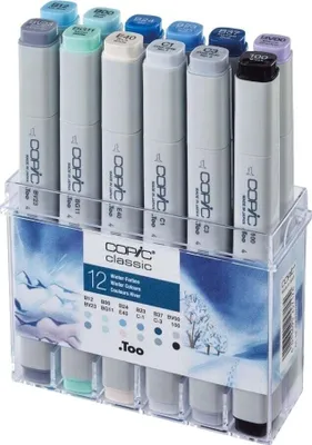 Zdjęcie produktu dla Copic Classic Wkład do pióra Winter Colours 12 szt.