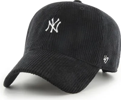 Produktbild von '47 Brand MLB Clean Up Cord Strapback Cap Base Runner New York Yankees black