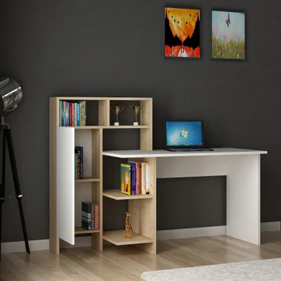 Immagine prodotto di Skye Decor, Buğra- Buğra ARN, color rovere, tavolini da caffè, 73,8x70,5x60 cm, 100% pannello di particelle rivestito in melamina