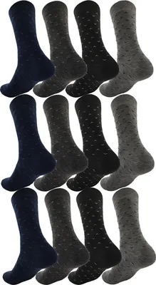 Produktbild von 12 Paar Herren Socken Muster klassischer Form Freizeit Sport Mix4/39-42