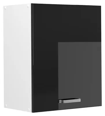 Produktbild von Hängeschrank Vicco R-Line Schwarz Hochglanz/Weiß 50 cm, Model 70027