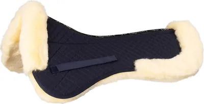 Produktbild von Equinate Spinefriend Lammfellschabracke für Wirbelsäulenfreiheit M navy blue-natural