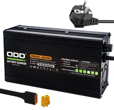 Productafbeelding van 75,6 V 6 A oplader voor 18S 66,6 V Li-ion batterij