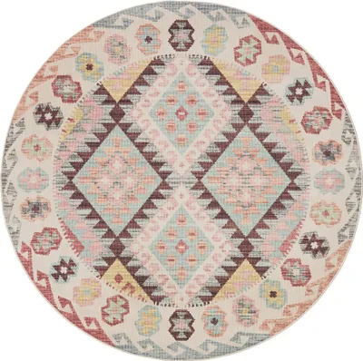 Obrázek produktu pro Interiyou Omyvatelný koberec Gent Multicolor ø 120 cm kulatý