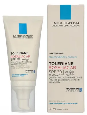 Immagine prodotto di La Roche-Posay Toleriane Rosaliac AR Crema Giorno Lenitiva con SPF 30, 50 ml