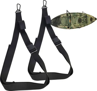 Produktbild von Famanu Kajak Aufbewahrungsriemen für SUP und Surfboards - Wandmontage mit Paddelclips