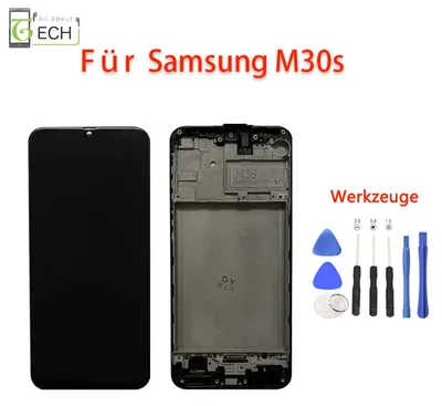 Produktbild von LCD für Samsung Galaxy M30s SM-M307FN OLED Display mit Rahmen Touchscreen