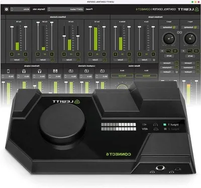 Image de Interface audio USB pour studio - Kit de studio 6 canaux - 22 x 11 x 43 cm - Noir