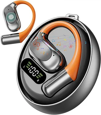 Produktbild von Kopfhörer Übersetzer, Kopfhörer mit KI-Echtzeit-Übersetzung, Bluetooth 5.4 Sprachübersetzer Ohrhörer mit Digitaler Anzeige, unterstützt 139 Sprachen