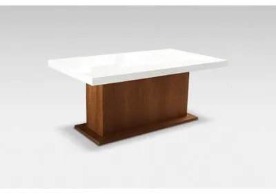 Productafbeelding van Zuiltable, eettafel, eettafels, tafels, 160/240 cm, kantoormeubel, design, houten conferentietafel