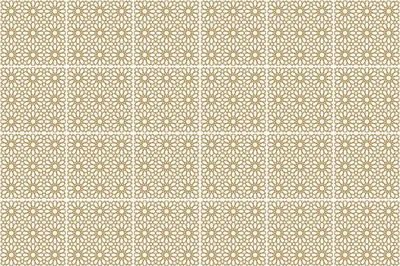 Produktbild von Fliesenaufkleber 15x15 cm – 24 Stück – Selbstklebend – Wasserfest – Pflegeleicht – Hitzebeständig – Für Küche & Bad – Blumenmotiv in einem Netz