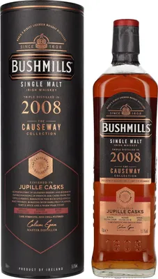 Produktbild von Bushmills 2008 Causeway Collection Jupille Cask + Box  700ml 55,1% Vol.