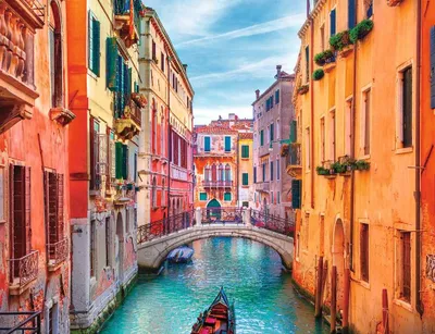 Image de Nathan - Puzzle 2000 pièces - Sur les canaux de Venise