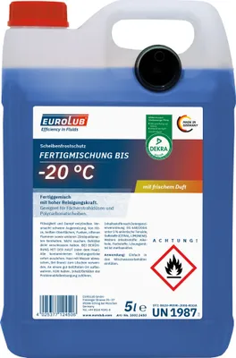 Produktbild von EUROLUB Scheibenfrostschutz gebrauchsfertig -20°C 5 L
