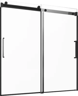 Produktbild von Frameless Sliding Bathtub Door 56-60 in.W x 60 in.H Frameless Shower Door