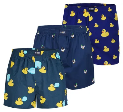Produktbild von Happy Shorts Herren Boxer Motiv Mix 3-Pack birds2 - Größe XL
