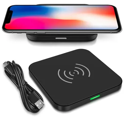 Produktbild von QI Wireless Schnell Ladegerät für Apple iPhone X Kabellos Induktive Ladestation