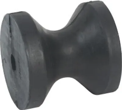 Produktbild von allpa Bugrolle, 76xØ76mm, Bohrung 12mm (gegossenem Gummi)