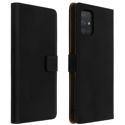 Produktbild von Samsung Galaxy A51 Cover aus Kunstleder mit Standfunktion– Schwarz