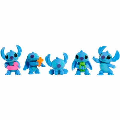 Immagine prodotto di Figurki kolekcjonerskie JUST PLAY - Zestaw 5 postaci Disney Stitch Premium