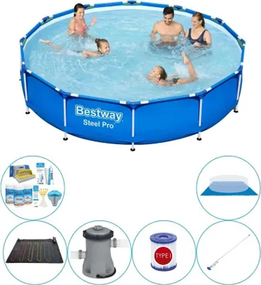 Zdjęcie produktu dla Zestaw basenowy - Bestway Steel Pro 366x76 cm - okrągły