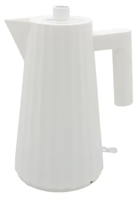 Produktbild von Alessi MDL06 W Plissé Elektrischer Wasserkocher weiß, EU-Stecker