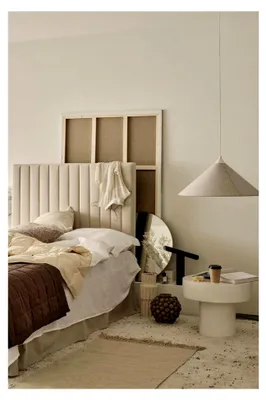 Produktbild von Betthusse aus 100% Baumwolle, Höhe 45 cm - Graubeige, 180 x 200 cm